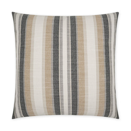 D.V. KAP HOME   24" x 24" Ponce Pillow - Natural Western Chic, Stripes    - 3788-N-2424