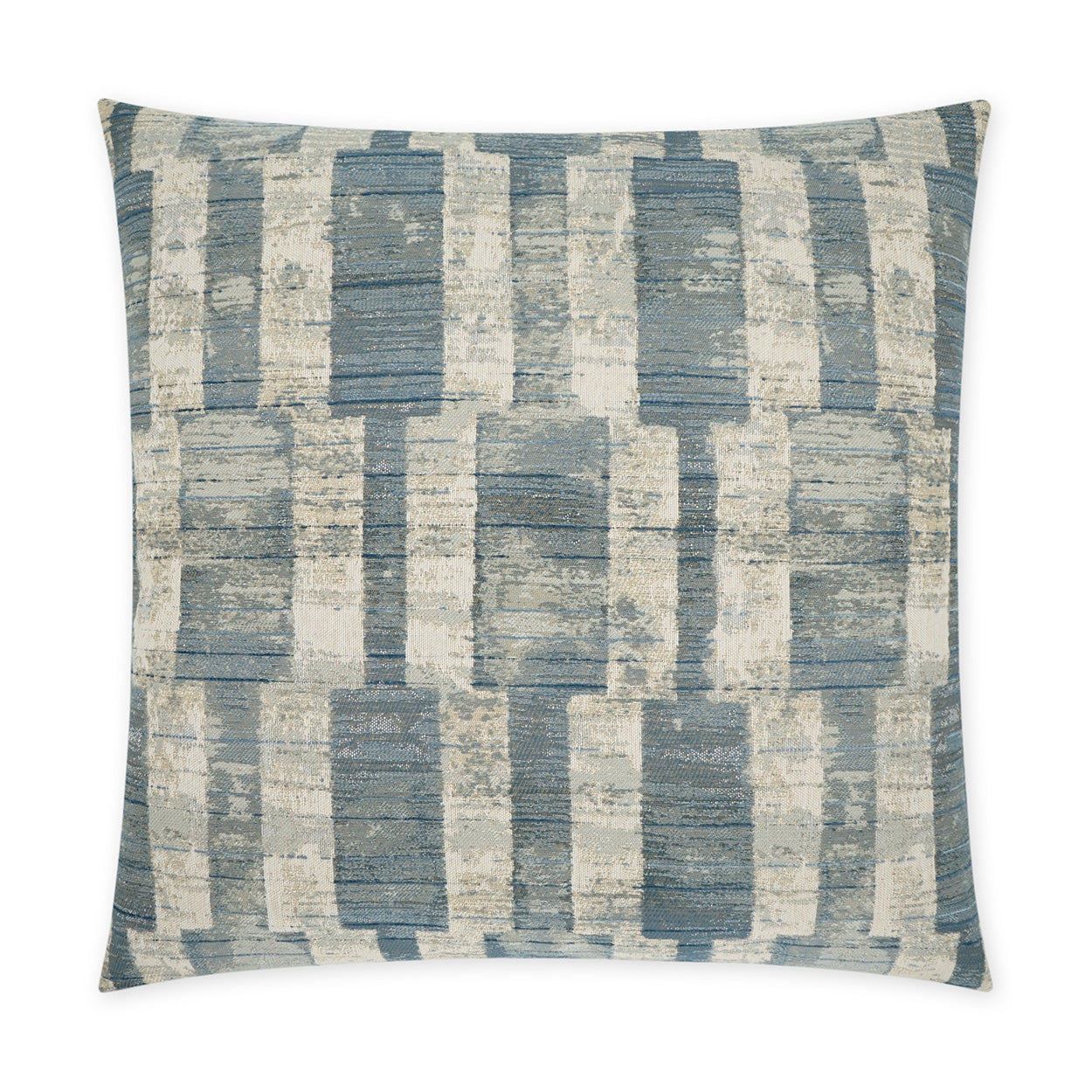 D.V. KAP HOME   24" x 24" Contender Pillow - Atlantic Farmhouse, Geometric    - 3789-A-2424