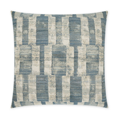 D.V. KAP HOME   24" x 24" Contender Pillow - Atlantic Farmhouse, Geometric    - 3789-A-2424