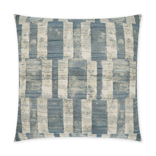 D.V. KAP HOME   24" x 24" Contender Pillow - Atlantic Farmhouse, Geometric    - 3789-A-2424
