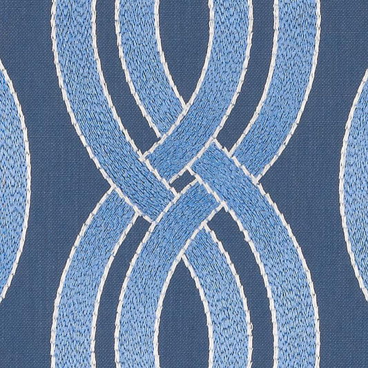 Duralee Da61333 | 207-Cobalt  Print     - 379314