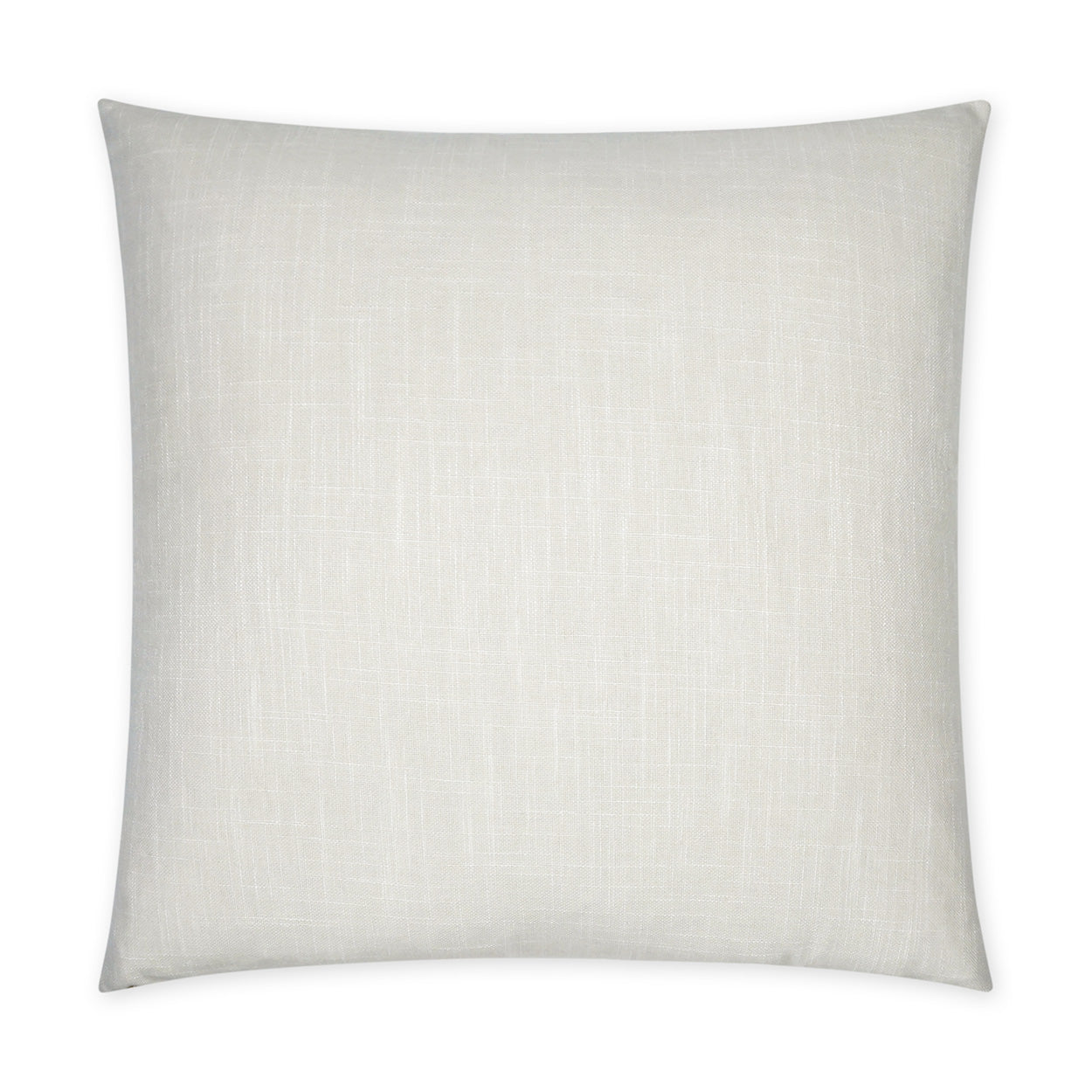 Soft gray linen square pillow (24" x 24") with a subtle woven texture; neutral decor accent for sofa or bed.