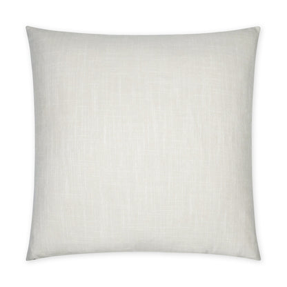 Soft gray linen square pillow (24" x 24") with a subtle woven texture; neutral decor accent for sofa or bed.