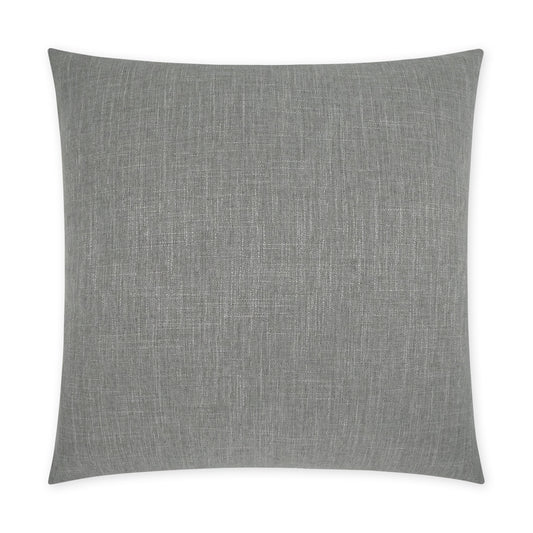 D.V. KAP HOME   24" x 24" Lena Pillow - Grey Beach, Solid    - 3794-G-2424