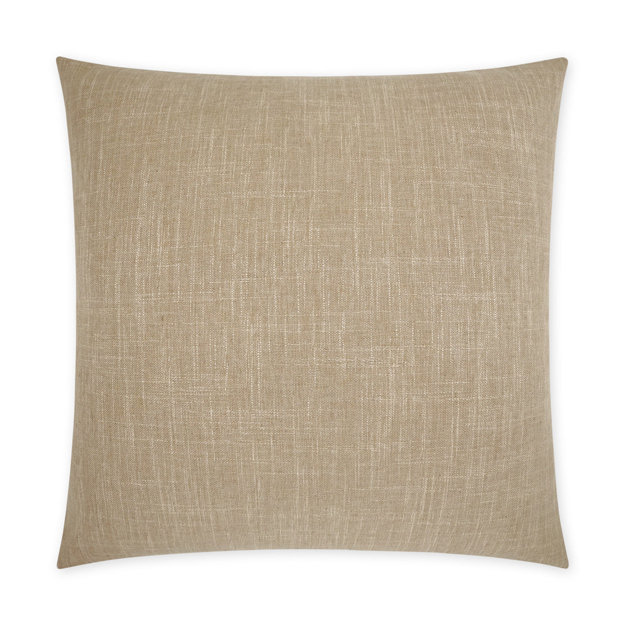 D.V. KAP HOME   24" x 24" Lena Pillow - Wheat Beach, Solid    - 3794-W-2424