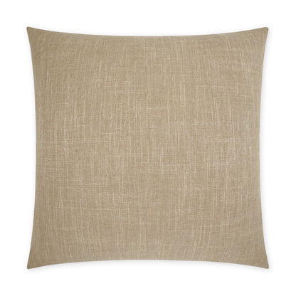 D.V. KAP HOME   24" x 24" Lena Pillow - Wheat Beach, Solid    - 3794-W-2424