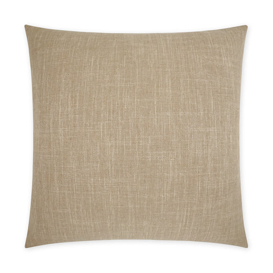 D.V. KAP HOME   24" x 24" Lena Pillow - Wheat Beach, Solid    - 3794-W-2424