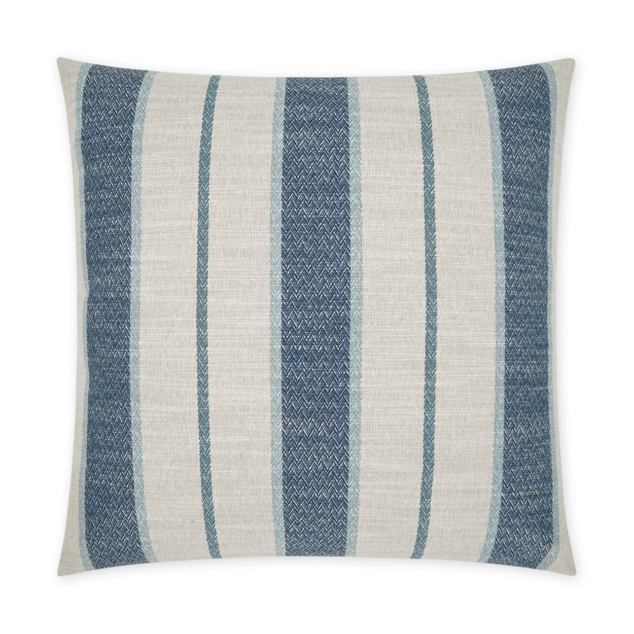D.V. KAP HOME   24" x 24" Sconset Pillow - Ocean  Beach, Stripes    - 3795-O-2424