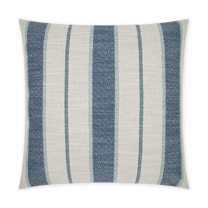 D.V. KAP HOME   24" x 24" Sconset Pillow - Ocean  Beach, Stripes    - 3795-O-2424