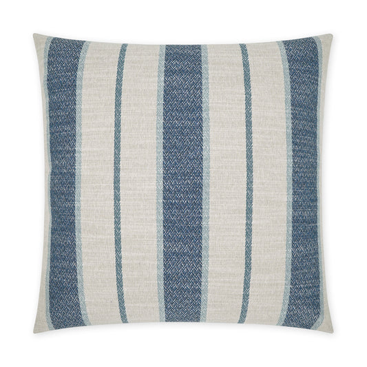 D.V. KAP HOME   24" x 24" Sconset Pillow - Ocean  Beach, Stripes    - 3795-O-2424