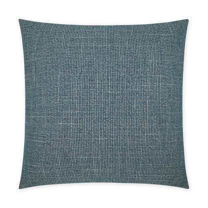 D.V. KAP HOME   24" x 24" Emmorton Pillow - Blue Geometric    - 3797-B-2424