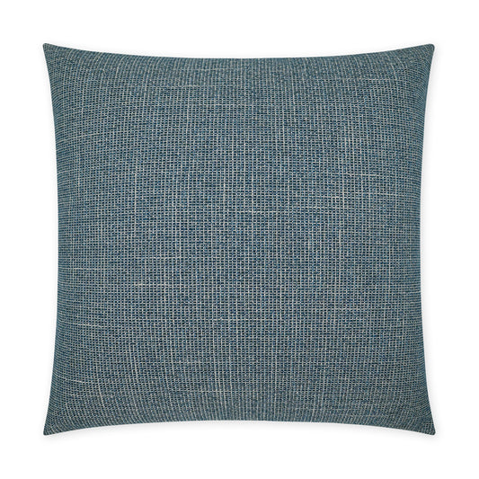 D.V. KAP HOME   24" x 24" Emmorton Pillow - Blue Geometric    - 3797-B-2424
