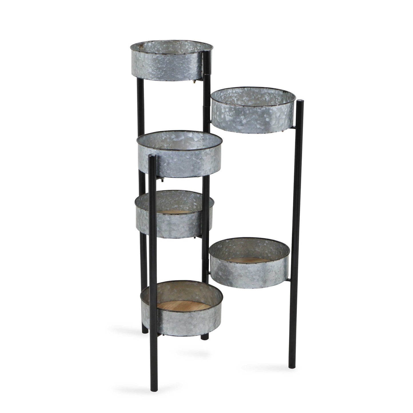 Modern Farmhouse 6 Tier Galvanized Metal Plant Stand