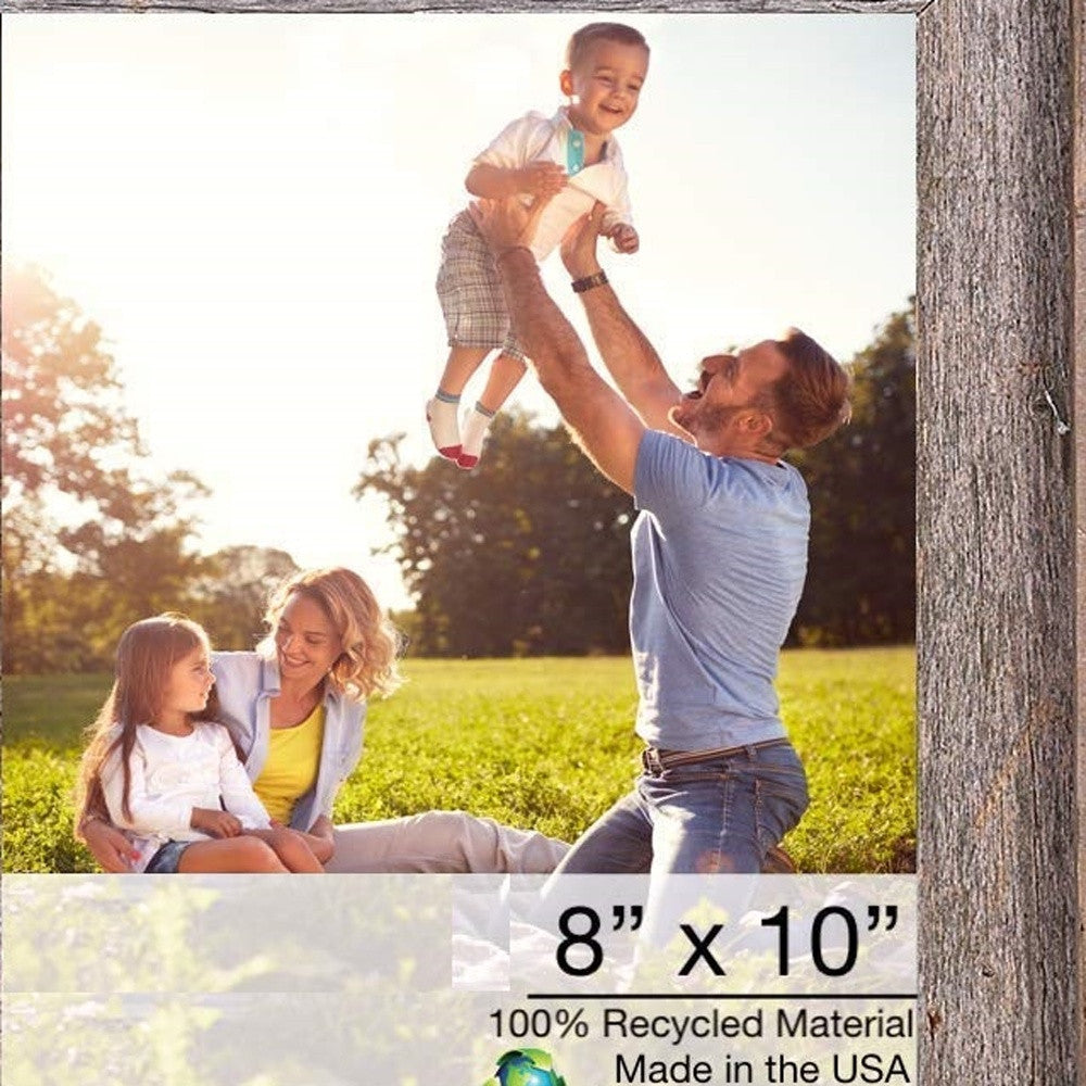 8" X 10" Natural Weathered Gray Picture Frame