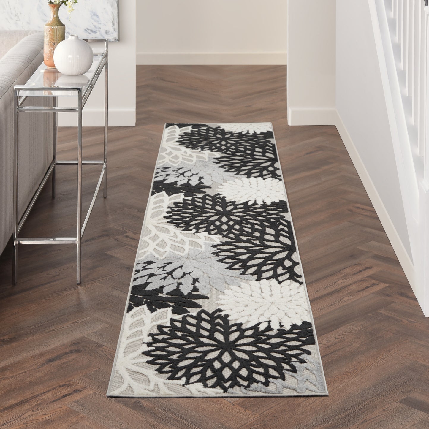 Nourison Rugs Nourison Home   Tropical 12' Runner    - 099446826732