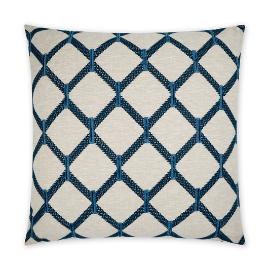 D.V. KAP HOME   24" x 24" Anastasia Pillow Transitional, Embroidery    - 3801-2424