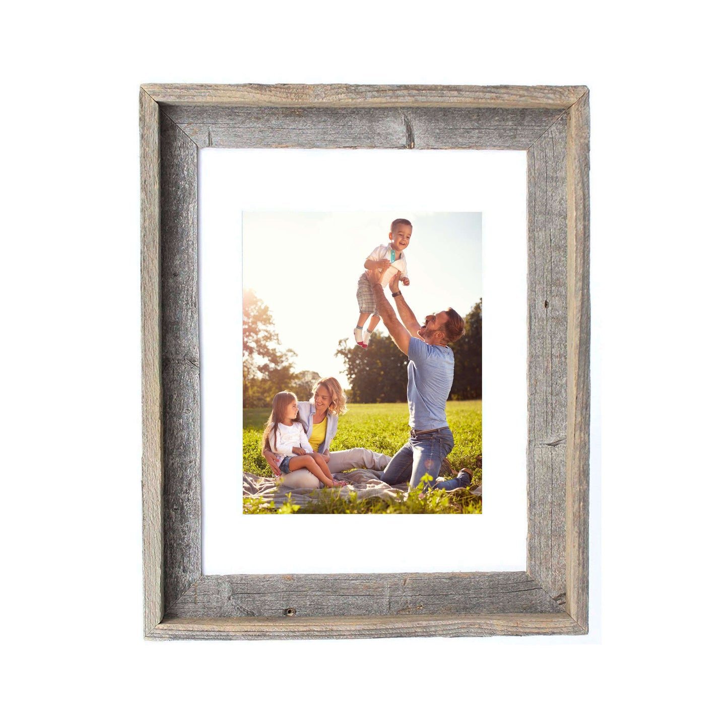 16" X 20" Rustic Reclaimed Wood Picture Frame
