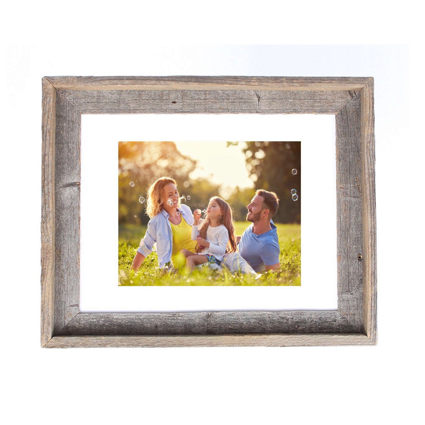 16" X 20" Rustic Reclaimed Wood Picture Frame