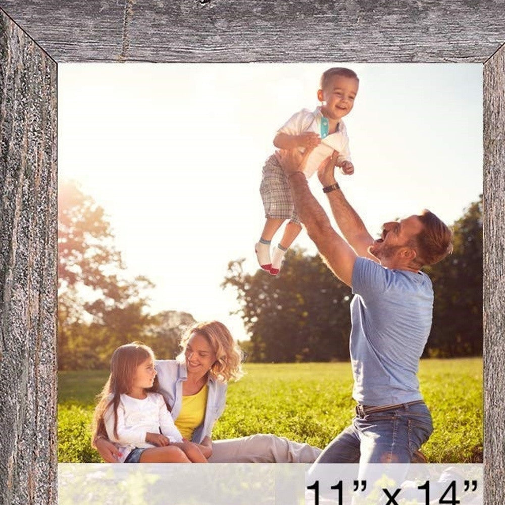 11X14 Natural Weathered Grey Picture Frame