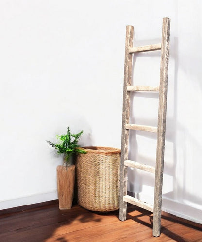 60" X 15" Gray Wood Hanging Dimensional Sculpture