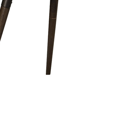 72" Dark Brown Solid Wood Dining Table