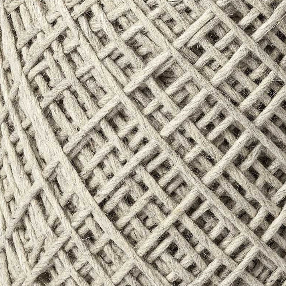 16" Ivory Upholstery Cylinder Abstract Pouf Ottoman