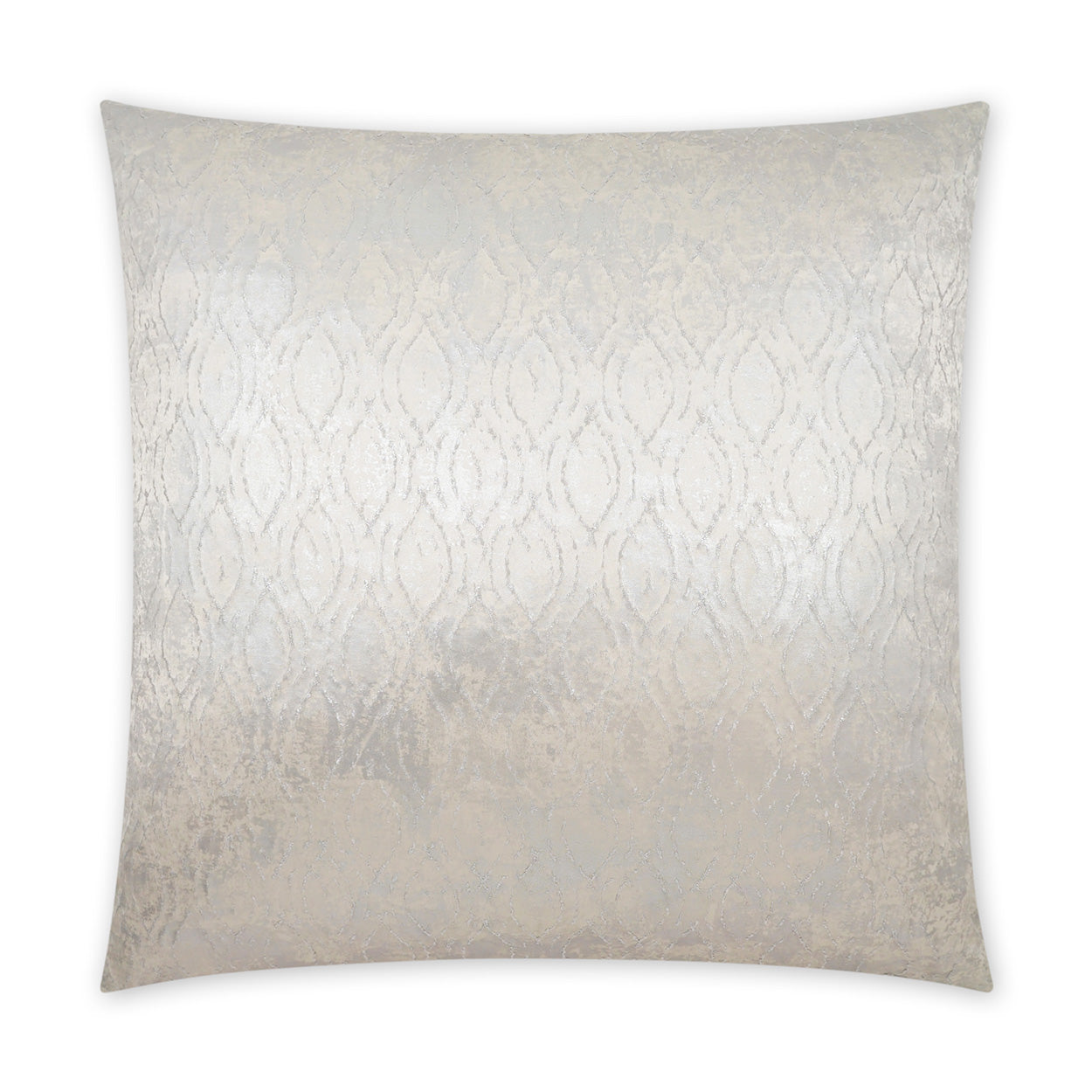 D.V. KAP HOME   24" x 24" Glisten Pillow - Pewter Transitional, Glam    - 3807-P-2424
