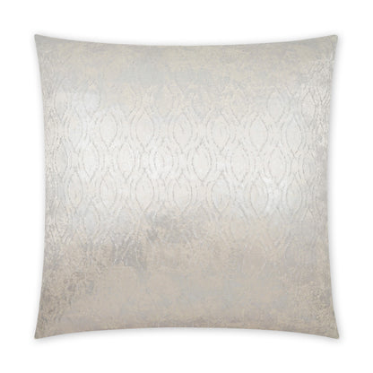 D.V. KAP HOME   24" x 24" Glisten Pillow - Pewter Transitional, Glam    - 3807-P-2424
