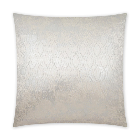 D.V. KAP HOME   24" x 24" Glisten Pillow - Pewter Transitional, Glam    - 3807-P-2424