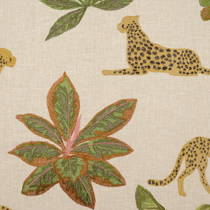 D.V. KAP HOME   24" x 24" Verdant Pillow - Ivory Animal, Novelty, Global    - 3808-I-2424