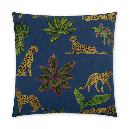 D.V. KAP HOME   24" x 24" Verdant Pillow - Lagoon Animal, Novelty, Global    - 3808-L-2424