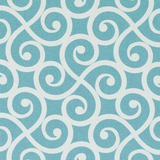 Duralee Dp61585 | 260-Aquamarine  Print     - 380859