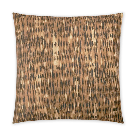 D.V. KAP HOME   24" x 24" Tonga Pillow - Ginger Animal, Global    - 3809-G-2424