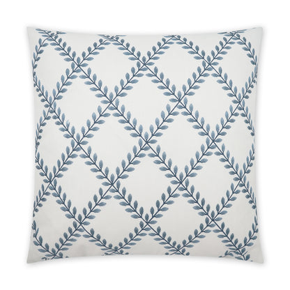 D.V. KAP HOME   24" x 24" Clover Lane Pillow - Porcelain Traditional    - 3814-P-2424