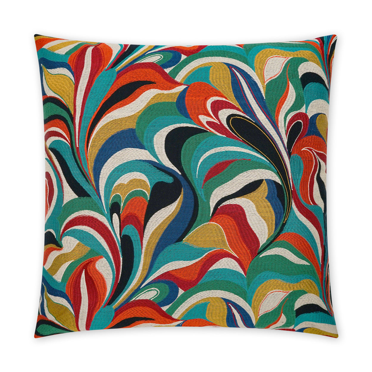 D.V. KAP HOME   24" x 24" Daphne Pillow Modern, Abstract    - 3817-2424