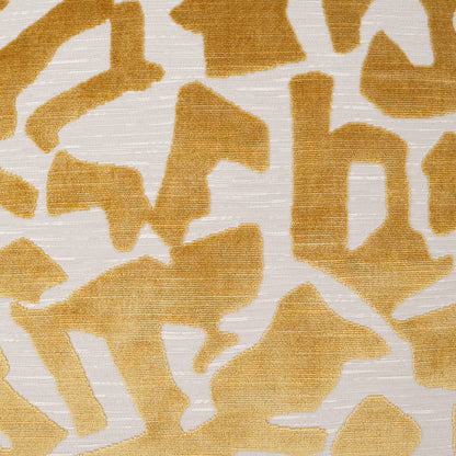 D.V. KAP HOME   24" x 24" Banksy Pillow - Honey Modern, Abstract, Geometric    - 3822-H-2424