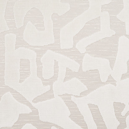 D.V. KAP HOME   24" x 24" Banksy Pillow - Ivory Modern, Abstract, Geometric    - 3822-I-2424