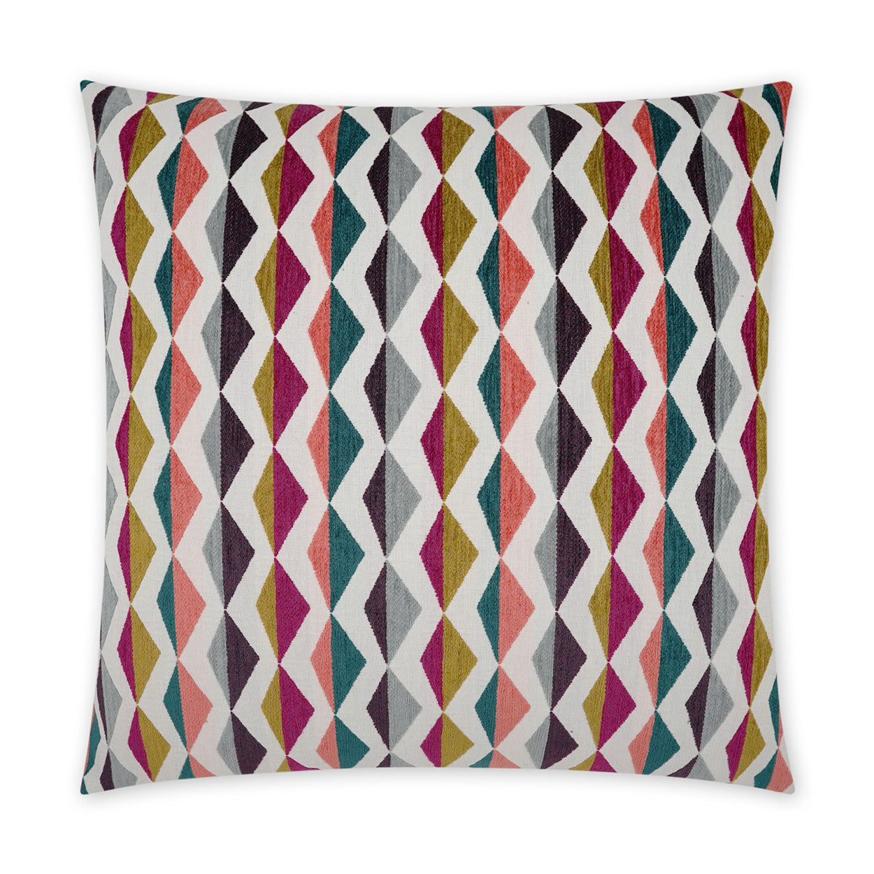 D.V. KAP HOME   24" x 24" Zefferina Pillow Modern, Geometric    - 3824-2424