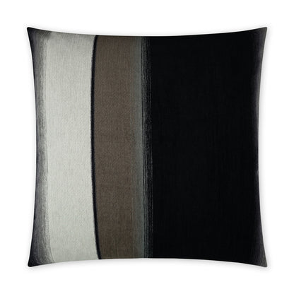 D.V. KAP HOME   24" x 24" Kamara Pillow - Ebony Modern, Abstract    - 3825-E-2424