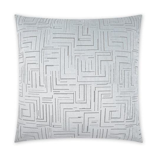 D.V. KAP HOME   24" x 24" Klint Pillow - Mist Modern, Geometric    - 3827-M-2424