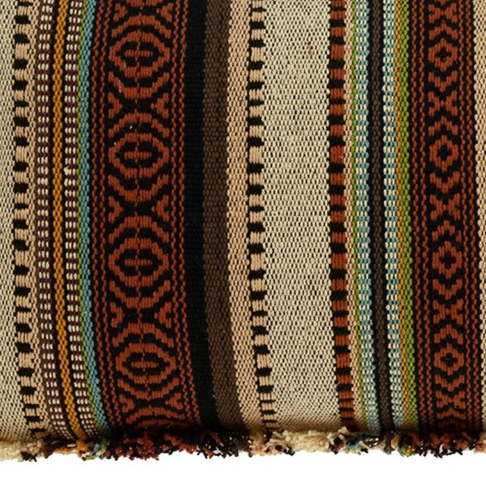 Bohemian Fringe Throw Pillow