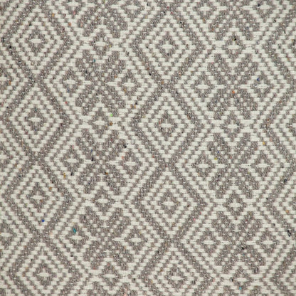 Beige And Mocha Throw Pillow