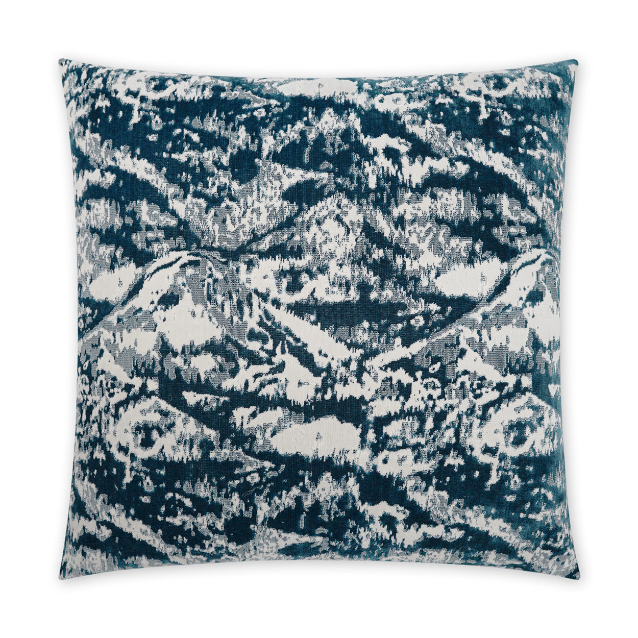 D.V. KAP HOME   24" x 24" Aydanno Pillow - Peacock Abstract, Modern, Western Chic    - 3831-P-2424