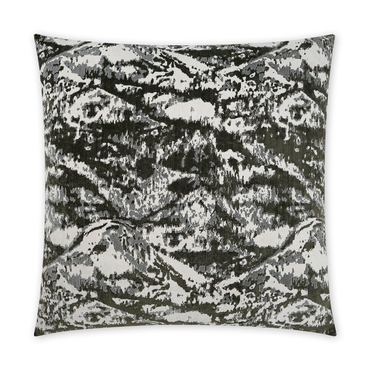 D.V. KAP HOME   24" x 24" Aydanno Pillow - Smoke Abstract, Modern, Western Chic    - 3831-S-2424