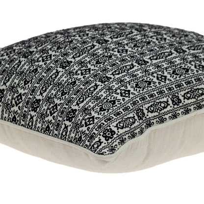 Black And White Vintage Design Throw Pillow