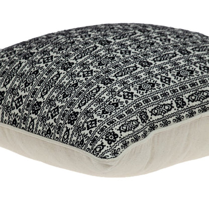 Black And White Vintage Design Throw Pillow