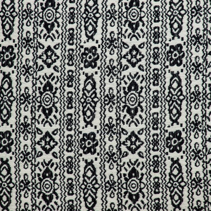 Black And White Vintage Design Throw Pillow