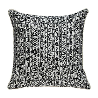 Black And White Vintage Design Throw Pillow