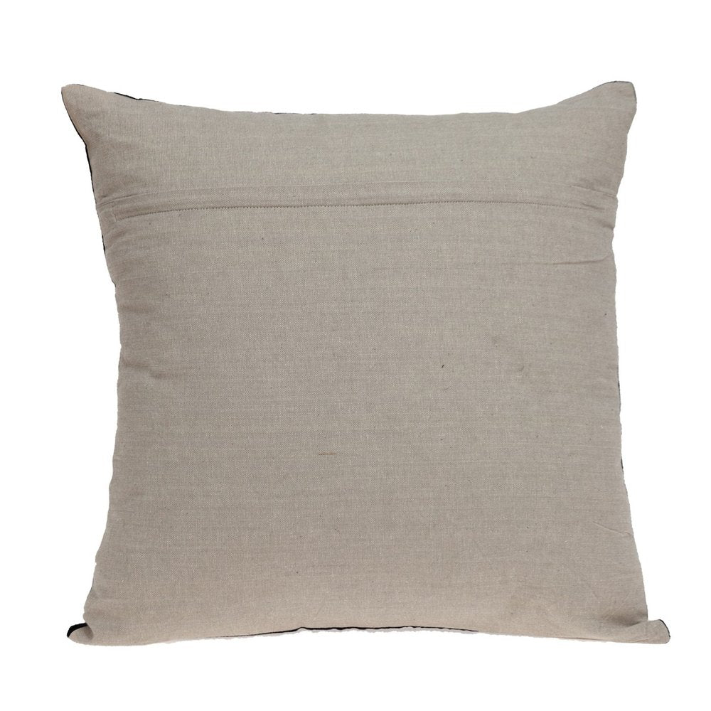 18" Black Velvet Throw Pillow