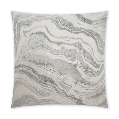 D.V. KAP HOME   24" x 24" Manon Pillow - Granite Abstract, Glam, Modern    - 3834-G-2424